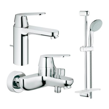 Grohe Набор смесителей Eurosmart Cosmopolitan 3 в 1 для ванны и душа (126112M)