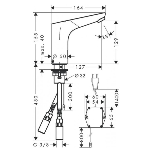 Смеситель для раковины Hansgrohe Focus 31174000