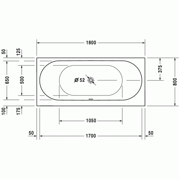 Darling New ванна прямоугольная 180 см 700244000000000 в интернет-магазине «Estet Room»