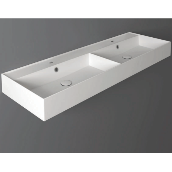 Раковина двойная Simas Agile 141x46 см (AG141D)