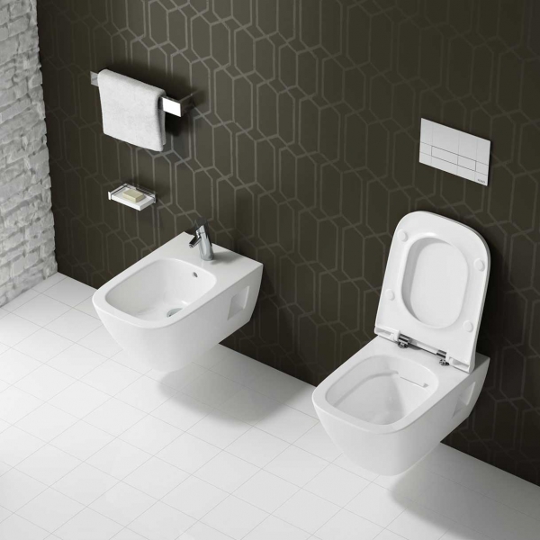 Инсталляция GEBERIT Duofix 458.126.00.1 + унитаз KOLO Modo Remfree L33120000 с сиденье Soft Close L30112000