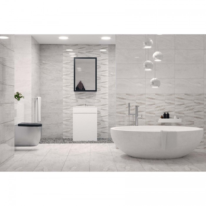 Плитка GOLDEN TILE MARMO MILANO Lines 8МG161 под мрамор