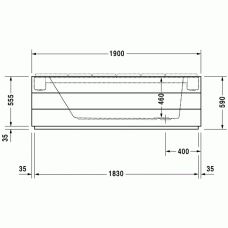 Sundeck ванна прямоугольная 185,5 см 700127000000000 в интернет-магазине «Estet Room»