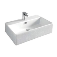 Керамическая раковина 65 см Artceram Quadro, white glossy/cementina (QUL003 01;86)