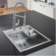 Мойдка для кухни Grohe 518x560 мм, 1 чаша, матовая, в уровень со столешницей (31583SD0)
