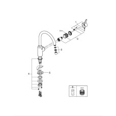 Grohe Eurosmart Cosmopolitan Смеситель для мойки (32843DC2)