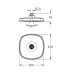 Верхний душ Grohe Grandera Rainshower 210 27976000 Верхний душ Grohe Grandera Rainshower 210 27976000