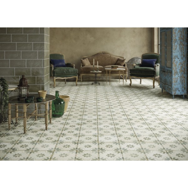Напольная плитка PERONDA FS BLUME BLACK 10×450×450 под бетон