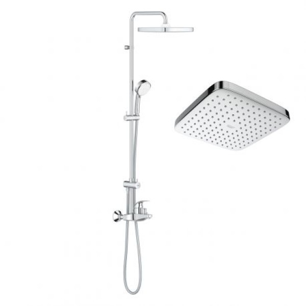 Плитка керамогранит Grohe Tempesta Cosmopolitan System 250 Cube Душевая система для ванны 26693000 для пола