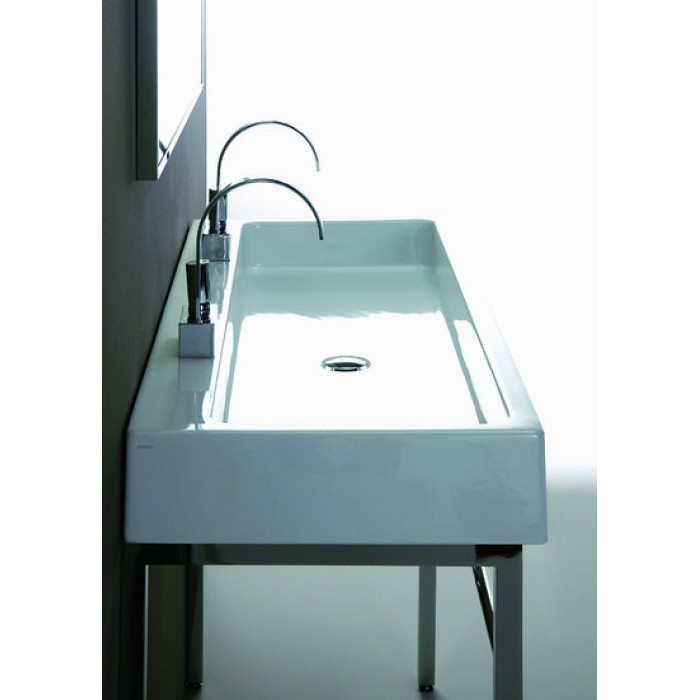 Керамическая раковина 121 см Simas Frozen U 120