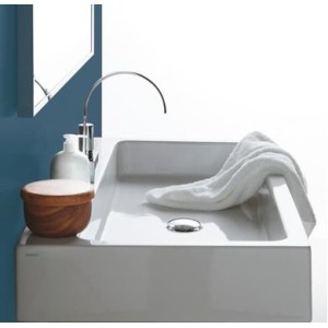 Керамическая раковина 121 см Simas Frozen U 120