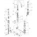 Grohe Atrio Cмеситель для раковины однорычажный на 3 отверстия M-Size (20009000)