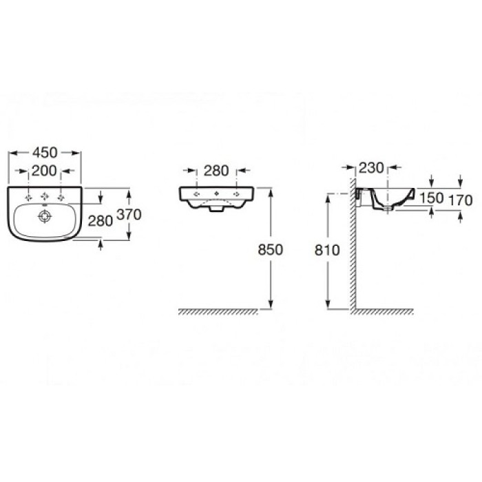 Раковина Roca Debba A325997000