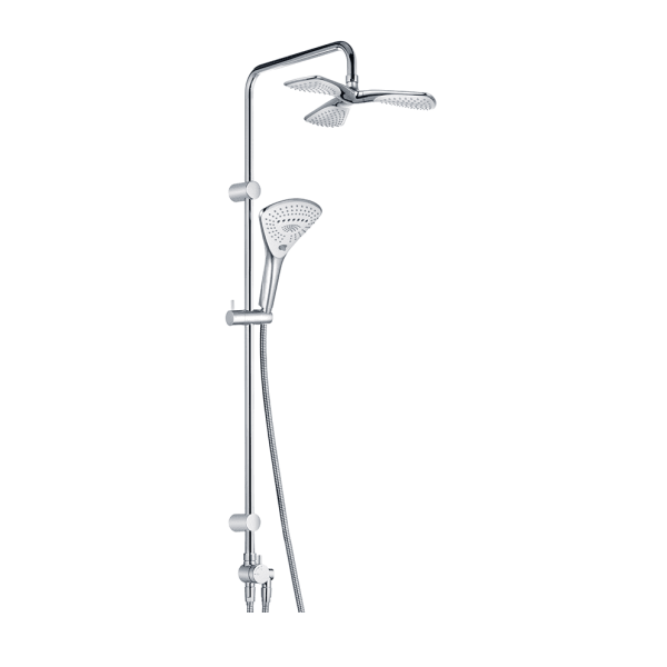 Плитка керамогранит Душевая система Kludi Dual Shower System (670930500) для пола