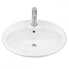 Раковина Devit Ovale 1511136 57 см врізна у стільницю
