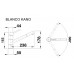 Смеситель кухонный Blanco KANO хром 521502