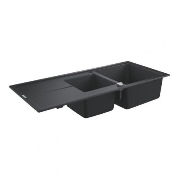 Мойдка для кухни Grohe 1160х500 мм, Granite Black (31643AP0)