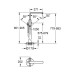 Напольный смеситель для ванны Grohe Lineare 23792001