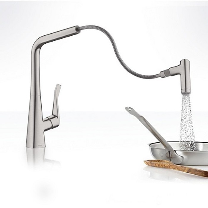 Смеситель для кухни Hansgrohe Metris 14820800 Смеситель для кухни Hansgrohe Metris 14820800