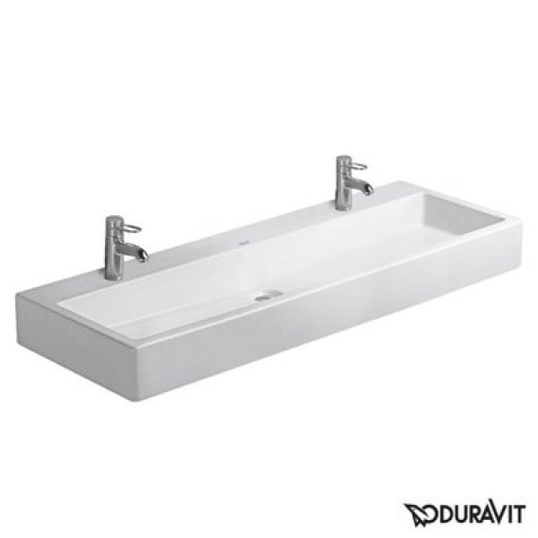 Плитка керамогранит Керамическая раковина 120 см Duravit Vero, белая 0454120072 для пола