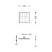 Верхний душ Tres Showers Head 13413826