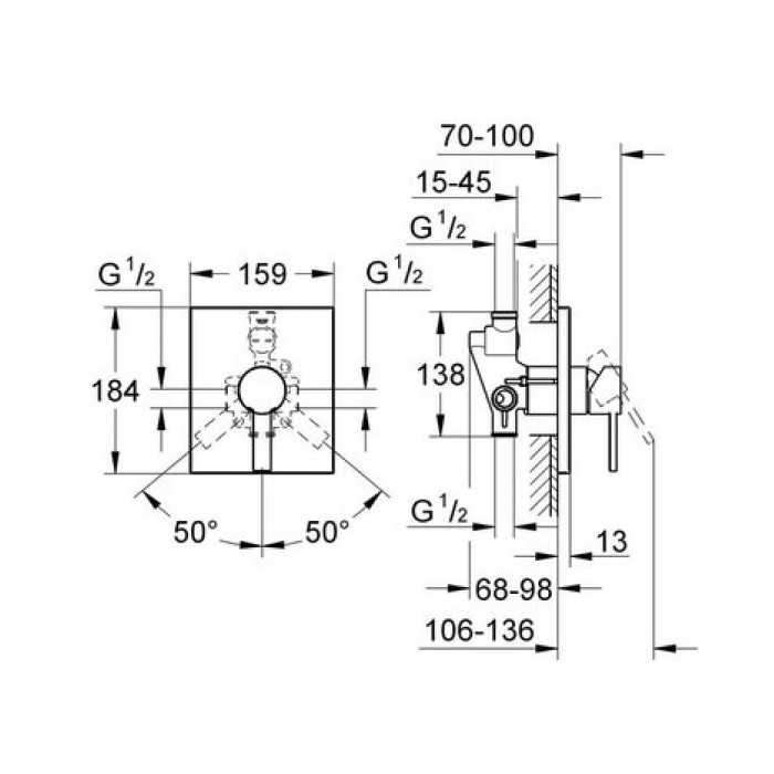 Смеситель однорычажный Grohe Allure 19317000