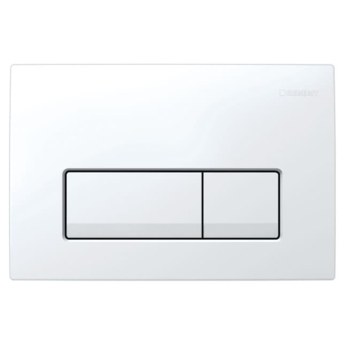 Клавиша смыва Geberit Delta 51, белая 115.105.11.1