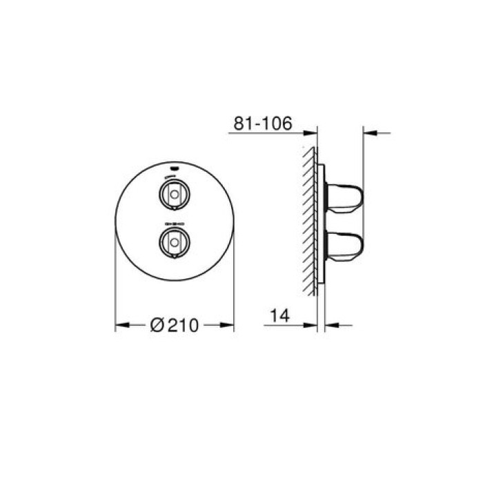 Термостатический смеситель Grohe Grohtherm 1000 NEW 19984000