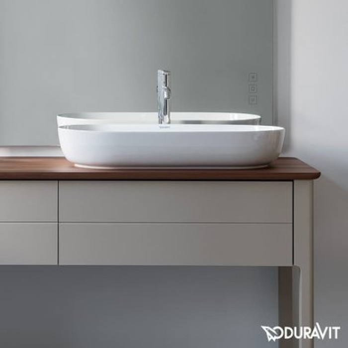 Плитка керамогранит Керамическая раковина 80 см Duravit Luv 0379800000 для пола