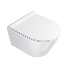 Подвесной укороченный унитаз с крышкой Catalano Zero