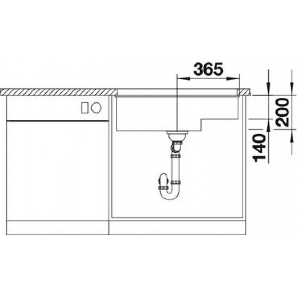Мойка для кухни Blanco Subline 700-U Level серый бежевый 523545