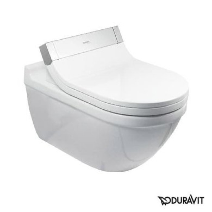 Плитка керамогранит Подвесной унитаз Duravit Starck 3 SensoWash 2226590000 для пола