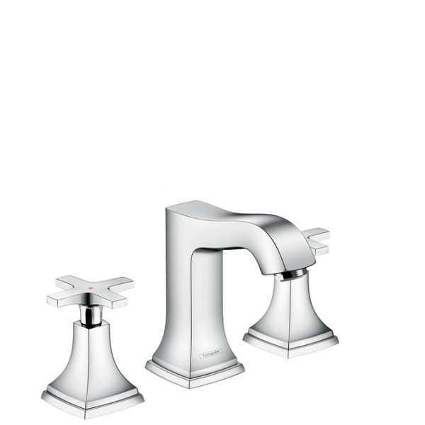 Смеситель для раковины на 3 отверстия Hansgrohe Metropol Classic 110 31306000