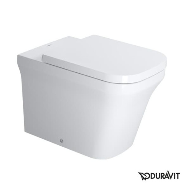 Плитка керамогранит Пристенный унитаз безободковый Duravit Rimless P3 Comforts 2166090000 для пола