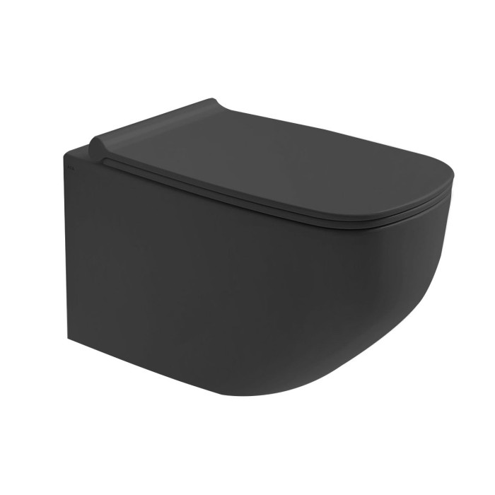 Унитаз подвесной AxA White Jam чёрный