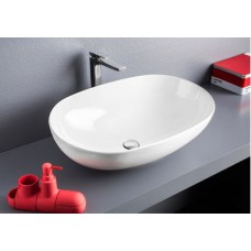 Керамическая раковина 70 см Artceram La Ciotola, white glossy (LCL002 01;00)