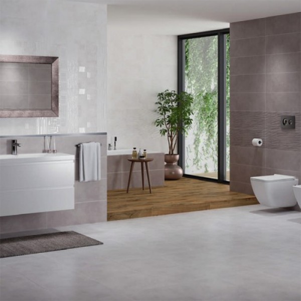 Плитка OPOCZNO GEORGI GREY STRUCTURE SATIN 10×250×750
