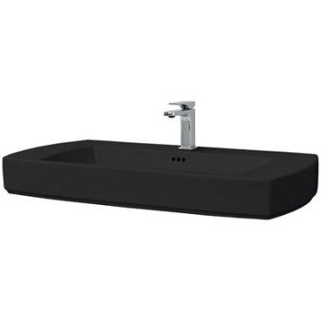 Керамическая раковина 91,5 см Artceram Jazz, black glossy (JZL001 03;00)