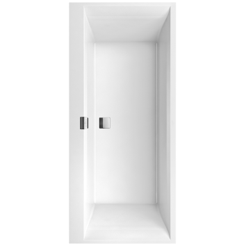 Ванна квариловая Villeroy&Boch Squaro Edge 12 UBQ180SQE2DV-01 + ножки и система слива-перелива