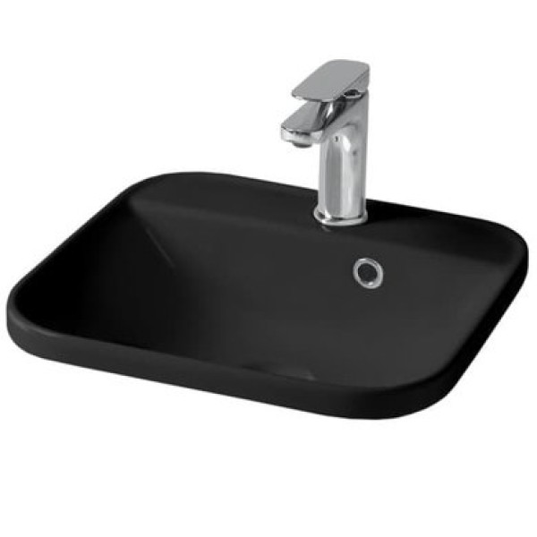 Керамическая раковина 40 см Artceram Gio Evolution, black glossy (GIL008 03;00)