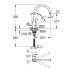 Grohe BauEdge Смеситель однорычажный для кухни (31233001)