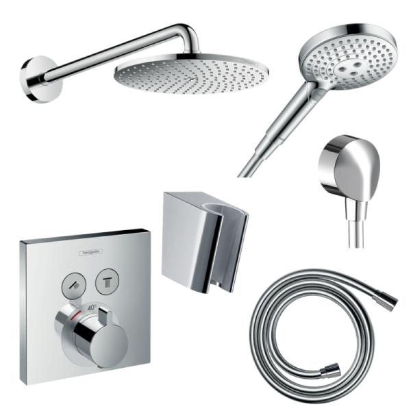 Плитка керамогранит Душевая система Hansgrohe Raindance 15763100 для пола