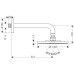 Верхний душ Hansgrohe Raindance S 180 Air 1jet 27476000