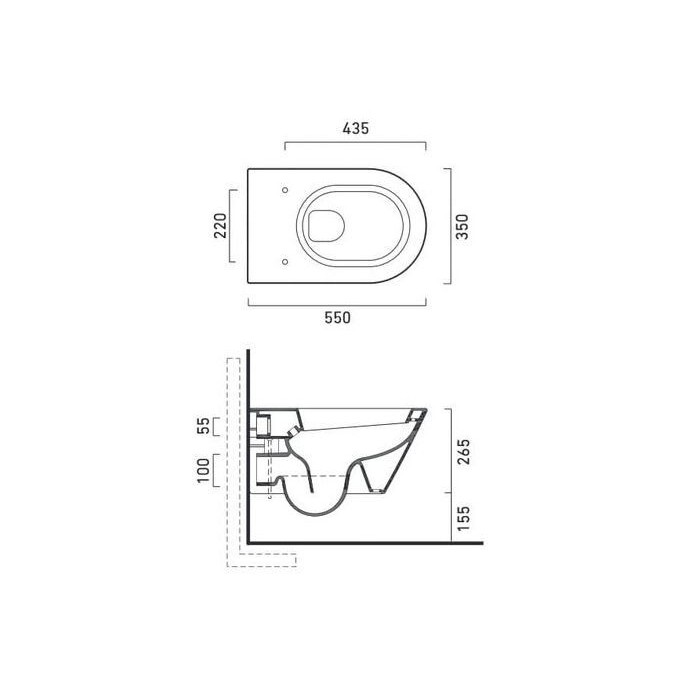 Подвесной безободковый унитаз Catalano New Zero NewFlush, nero satinato Подвесной безободковый унитаз Catalano New Zero NewFlush, nero satinato