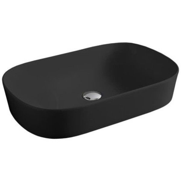 Керамическая раковина 65 см Artceram Ghost, black glossy (GHL002 03;00)