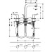 Смеситель для раковины на 3 отверстия Hansgrohe Talis S 72130000