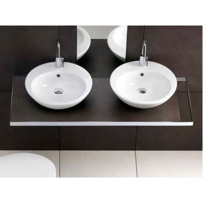 Керамическая раковина 48 см Hatria Happy Hour 02:00, белый (Y0M601)