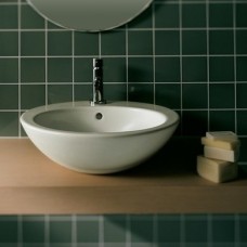 Керамическая раковина 48 см Hatria Happy Hour 02:00, белый (Y0M601)