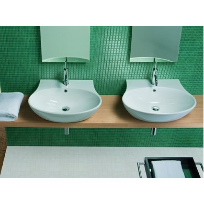 Керамическая раковина 62 см Hatria Nido, белый (YxEM01) Керамическая раковина 62 см Hatria Nido, белый (YxEM01)