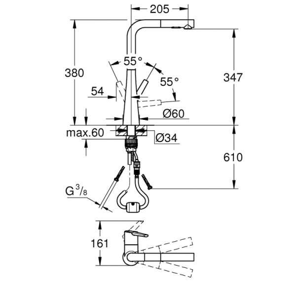 Grohe Zedra Смеситель для кухни (32553DC2)